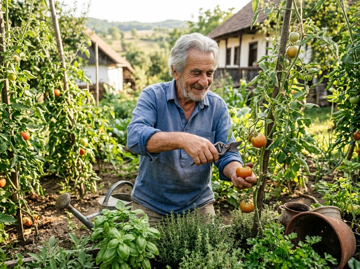 Lucru în grădină